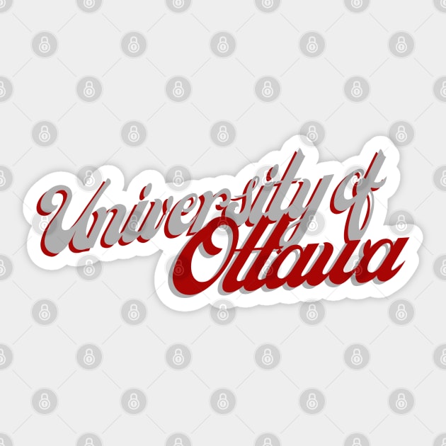 University of Ottawa Sticker by stickersbyjori